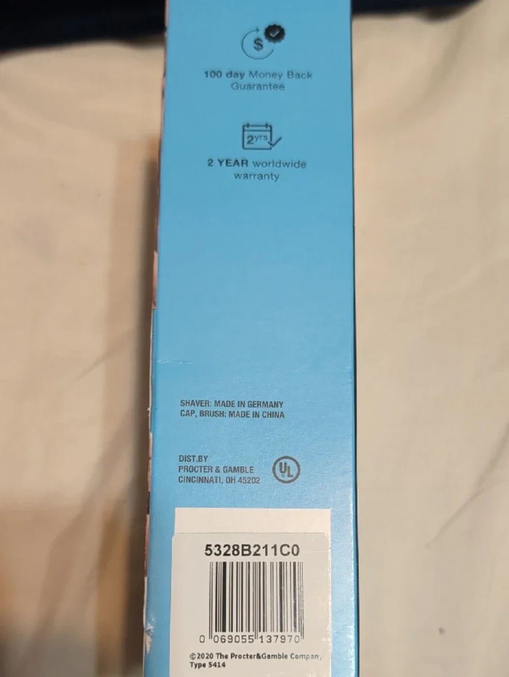 Braun Series 3 S3 Electric Shaver - Blue/Black